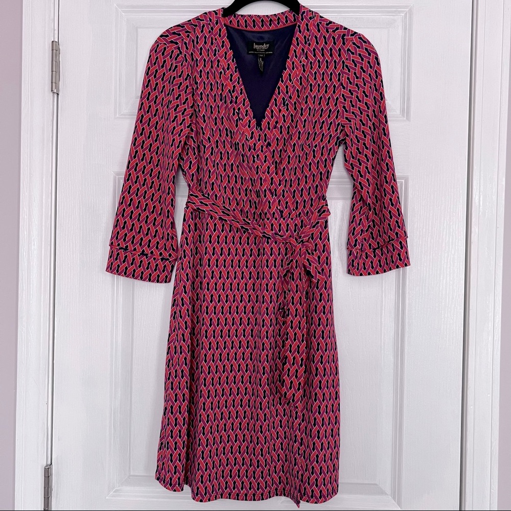 Laundry Preppy Wrap Dress
